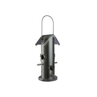Produktbild von Trixie Futterspender zum Aufhängen aus Metall in Silber und Transparent - 0,8 l