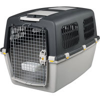 Produktbild von Trixie Gulliver Transportbox für Hunde große Rassen Grau Kunststoff Größe 6