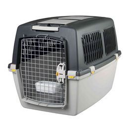 Trixie Gulliver Transportbox für Hunde mittlere Rassen Grau Kunststoff IATA-konform – Bild 1 von 4