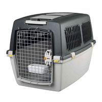 Produktbild von Trixie Gulliver Transportbox für Hunde mittlere Rassen Grau Kunststoff IATA-konform