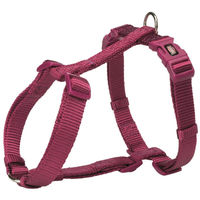 Produktbild von Trixie H-Geschirr Premium aus Polyester in Orchidee mit Lila und Rosa Details