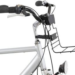 TRIXIE Halterung für Front-Fahrradkorb aus Kunststoff in Schwarz - 1 Stk. – Bild 1 von 5