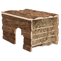 Produktbild von Trixie Haus Ila Meerschweinchen Häuschen aus Naturholz mit 2 Ausgängen 40 x 25 x 29 cm - 1 Stk.
