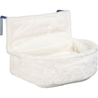Produktbild von TRIXIE Heizungsliege Kuschelsack für Katzen aus Plüsch in Weiß