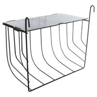 Produktbild von Trixie Heuraufe aus Metall zum Einhängen für Meerschweinchen und Kaninchen Schwarz 25 x 18 x 12 cm