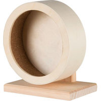 Produktbild von Trixie Holzlaufrad für Hamster aus Naturholz und Kork mit 28 cm Durchmesser