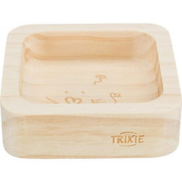 Trixie Holznapf für Kleintiere wie Hamster und Mäuse aus Naturholz 8 x 8 cm - 60 ml – Bild 1 von 1