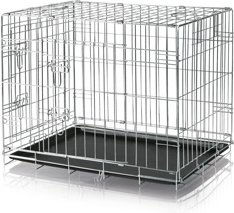 TRIXIE Home Kennel Hundebox Transportbox aus Metall Größe L Silber – Bild 1 von 10