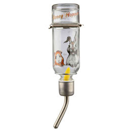 Produktbild von Trixie Honey & Hopper Kleintiertränke aus Glas für Hamster und Mäuse 125 ml - 0,125 l