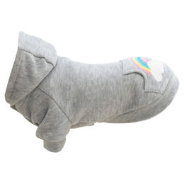 Produktbild von Trixie Hoodie Rainbow Falls Pullover für Hunde Grau Größe XS - 1 Stk.