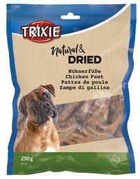 Trixie Hühnerfüße getrocknet Hundesnack Geflügel Monoprotein ohne Konservierungsstoffe 250g - 6 x 250 g – Bild 1 von 4