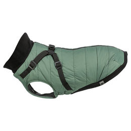 Produktbild von Trixie Hund Geschirr-Mantel Pontis salbei Grün Größe M wasserabweisend