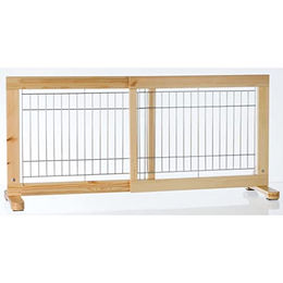 Trixie Hunde-Absperrgitter aus Holz für Welpen und kleine Hunde 65–108 x 50 cm – Bild 1 von 8