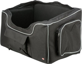 Trixie Hunde-Autositz Midi für kleine Rassen aus Polyester in Schwarz/Grau – Bild 1 von 13