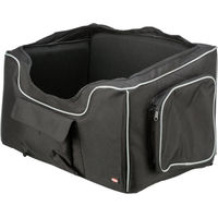 Produktbild von Trixie Hunde-Autositz Midi für kleine Rassen aus Polyester in Schwarz/Grau