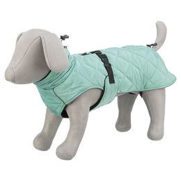 Produktbild von Trixie Hunde Mantel CityStyle Oslo Jade Grün Größe L wasserabweisend