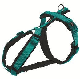 Produktbild von Trixie Hunde Premium Trekkinggeschirr Größe L ozean/graphit