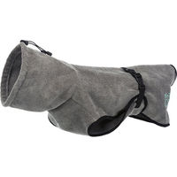Produktbild von Trixie Hundebademantel aus Baumwolle Grau Größe L