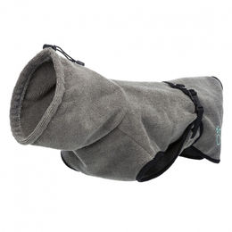 Trixie Hundebademantel aus Baumwolle Grau XL – Bild 1 von 13