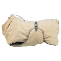 Produktbild von Trixie Hundebademantel beige grau Größe S Rückenlänge 40 cm