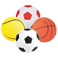 Produktbild von TRIXIE Hundeball aus buntem Schaumgummi Ø 4,5 cm - 4,5 cm