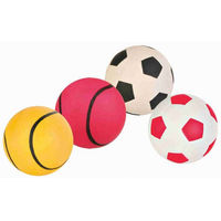 Produktbild von Trixie Hundeball aus Gummi bunt schwimmend - 5,5 cm