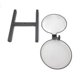 Trixie Hundebar höhenverstellbar mit 2 Edelstahlnäpfen 2 x 2,8 l Silber/Schwarz - 2,8 l – Bild 1 von 7