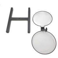 Produktbild von Trixie Hundebar höhenverstellbar mit 2 Edelstahlnäpfen 2 x 2,8 l Silber/Schwarz - 2,8 l