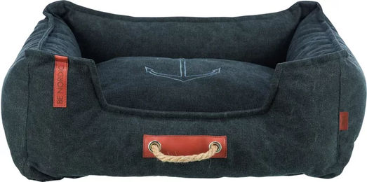 Produktbild von Trixie Hundebett Be Nordic Föhr aus Baumwolle in Schwarz und Grau