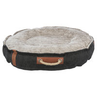 Produktbild von TRIXIE Hundebett BE Nordic Föhr Hundekorb aus Baumwolle Schwarz/Grau