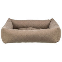 Produktbild von Trixie Hundebett Caliente eckig braun aus Polyester Größe Groß
