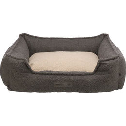 Trixie Hundebett Coline aus recyceltem Material Grau/Beige für mittelgroße Hunde - 1 Stk. – Bild 1 von 7