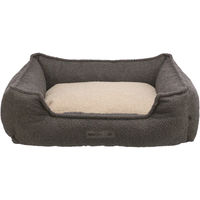 Produktbild von Trixie Hundebett Coline aus recyceltem Material Grau/Beige für mittelgroße Hunde - 1 Stk.