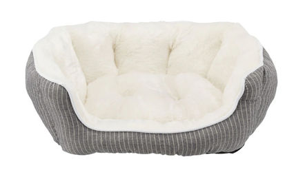 Trixie Hundebett Davin oval grau aus Polyester 50 x 40 cm – Bild 1 von 2