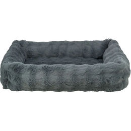 Trixie Hundebett Elli eckig grau aus Polyester – Bild 1 von 2