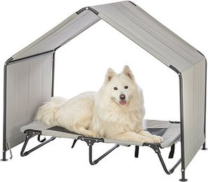 Trixie Hundebett für mittlere Rassen aus Polyester in Beige/Schwarz 99 x 19 x 60 cm - 1 Stk. – Bild 1 von 3