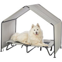 Produktbild von Trixie Hundebett für mittlere Rassen aus Polyester in Beige/Schwarz 99 x 19 x 60 cm - 1 Stk.