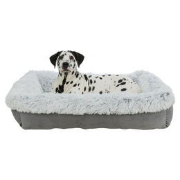 Trixie Hundebett Harvey eckig grau weiß schwarz 100 x 75 cm – Bild 1 von 8