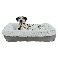 Produktbild von Trixie Hundebett Harvey eckig grau weiß schwarz 100 x 75 cm
