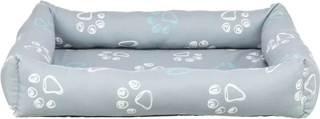 Trixie Hundebett Jimmy quadratisch Grau für Riesenrassen 90 x 65 cm – Bild 1 von 2