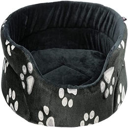 TRIXIE Hundebett Jimmy Schwarz für kleine Hunde und Welpen 55 x 45 cm – Bild 1 von 6