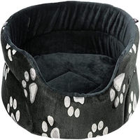 Produktbild von TRIXIE Hundebett Jimmy Schwarz für kleine Hunde und Welpen 55 x 45 cm