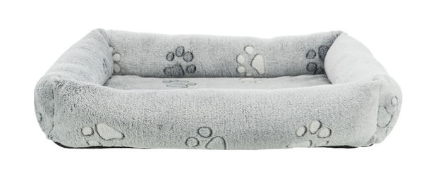 TRIXIE Hundebett Jimmy Soft eckig Grau 60 x 50 cm - 1 Stk. – Bild 1 von 3