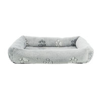 Produktbild von TRIXIE Hundebett Jimmy Soft eckig Grau 60 x 50 cm - 1 Stk.