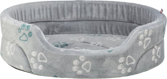 Trixie Hundebett Jimmy Soft in Grau XL aus Polyester, oval – Bild 1 von 2