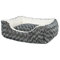 Produktbild von TRIXIE Hundebett Kaline eckig grau aus Polyester für kleine Hunde