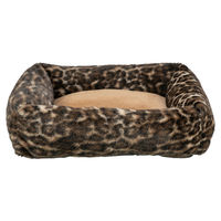 Produktbild von Trixie Hundebett Leo eckig braun aus Polyester 80 x 60 cm