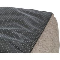 Produktbild von TRIXIE Hundebett Liano eckig in Beige oder Grau für mittelgroße Hunde aus Polyester