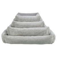 Produktbild von Trixie Hundebett Lionel aus Fleece in Grau 105 x 80 cm