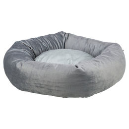 Trixie Hundebett Lionel rund grau aus recyceltem Polyester Durchmesser 50 cm – Bild 1 von 1